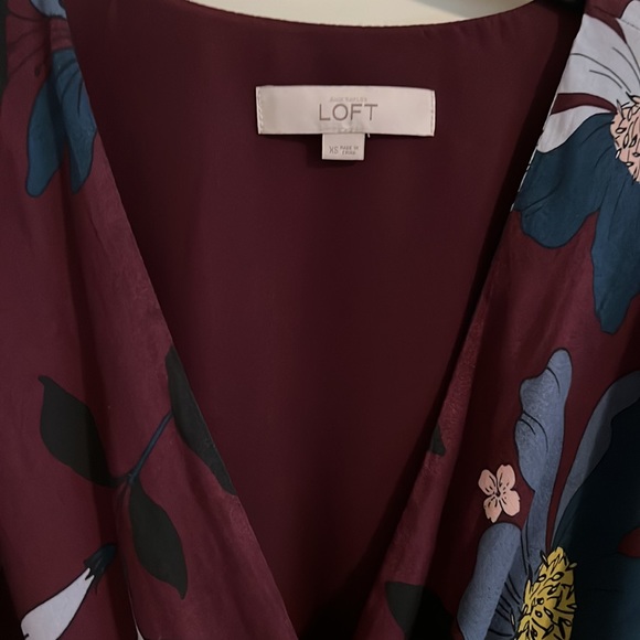 LOFT FLORAL DRESS - XS - Picture 2 of 4